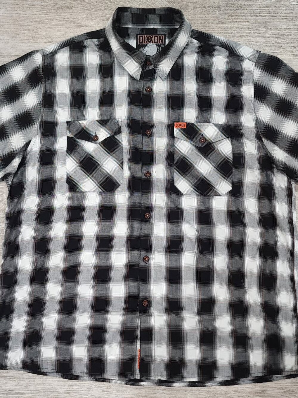 Dixxon Flannel Co Ross Alley Short Sleeve Bamboo Blend Plaid Shirt Men's Size 3X